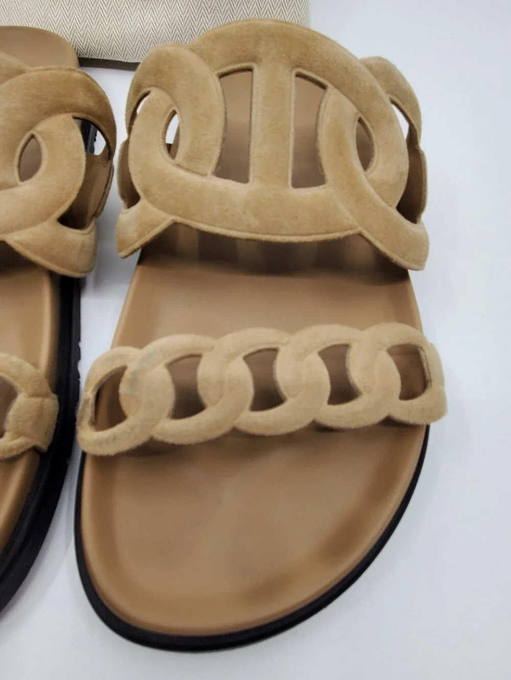 HERMES EXTRA SANDAL -SIZE 38.5 - Picture 2 of 8